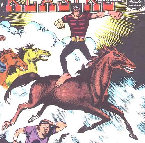 crazy ass crimefighter on a horse